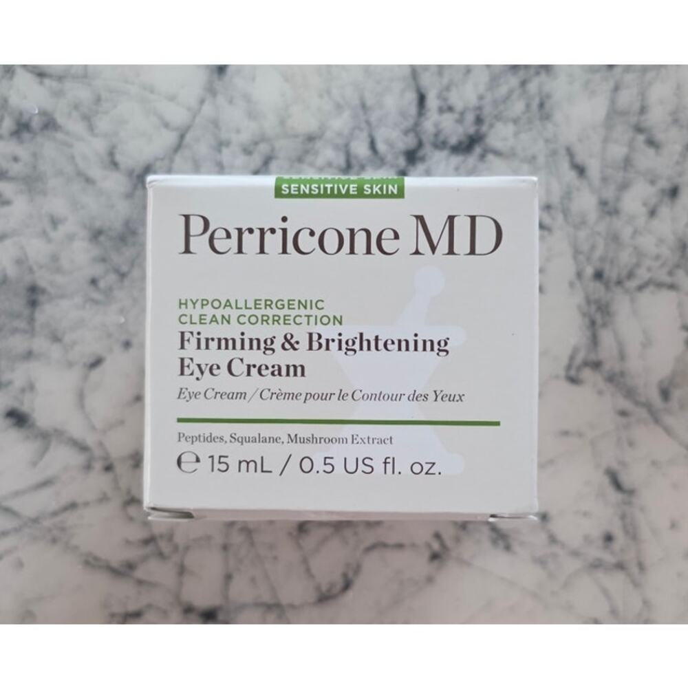 NIB Perricone MD Sensitive Skin Clean Correction Firming & Brightening Eye Cream